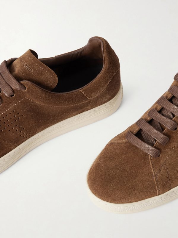 Warwick Perforated Suede Sneakers - CU