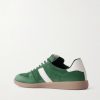 Archer Leather-Trimmed Suede Sneakers - BK Archer Leather-Trimmed Suede Sneakers - BK