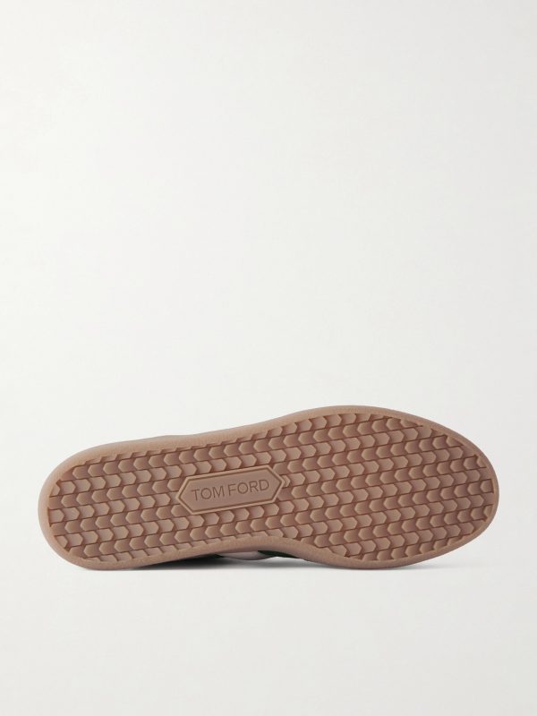 Archer Leather-Trimmed Suede Sneakers - E1 Archer Leather-Trimmed Suede Sneakers - E1