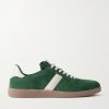 Archer Leather-Trimmed Suede Sneakers Archer Leather-Trimmed Suede Sneakers