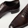 Elkan Burnished-Leather Oxford Shoes - CU Elkan Burnished-Leather Oxford Shoes - CU