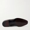 Elkan Burnished-Leather Oxford Shoes - E1 Elkan Burnished-Leather Oxford Shoes - E1