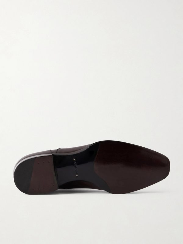 Elkan Burnished-Leather Oxford Shoes - E1 Elkan Burnished-Leather Oxford Shoes - E1