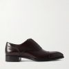 Elkan Burnished-Leather Oxford Shoes Elkan Burnished-Leather Oxford Shoes