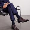 Elkan Burnished-Leather Oxford Shoes - OU Elkan Burnished-Leather Oxford Shoes - OU