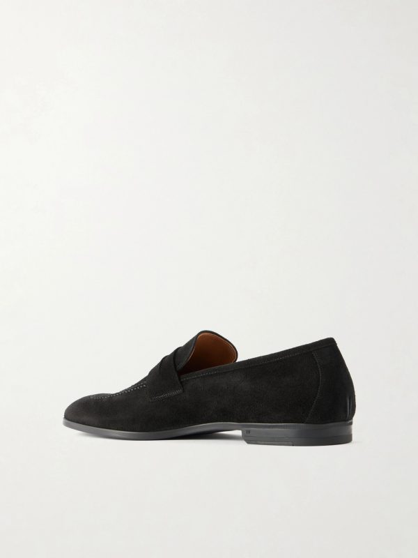 Sean Suede Penny Loafers - BK Sean Suede Penny Loafers - BK