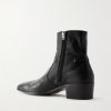 Clint Embellished Leather Boots - BK Clint Embellished Leather Boots - BK