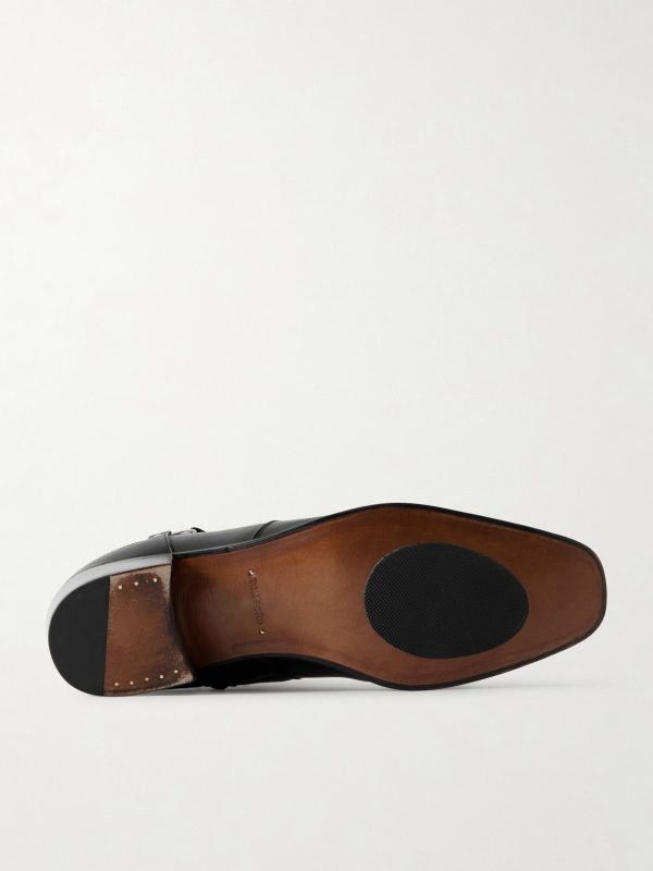 Clint Embellished Leather Boots - E1 Clint Embellished Leather Boots - E1