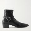 Clint Embellished Leather Boots Clint Embellished Leather Boots