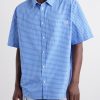 + Paula's Ibiza Logo-Embroidered Checked Cotton-Poplin Shirt - FR + Paula's Ibiza Logo-Embroidered Checked Cotton-Poplin Shirt - FR