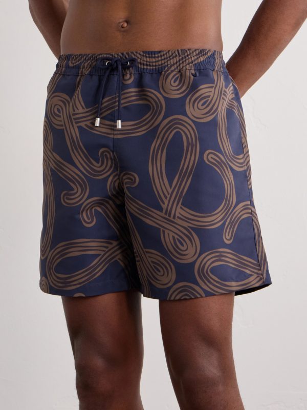 + Paula's Ibiza Straight-Leg Mid-Length Printed Swim Shorts - OU