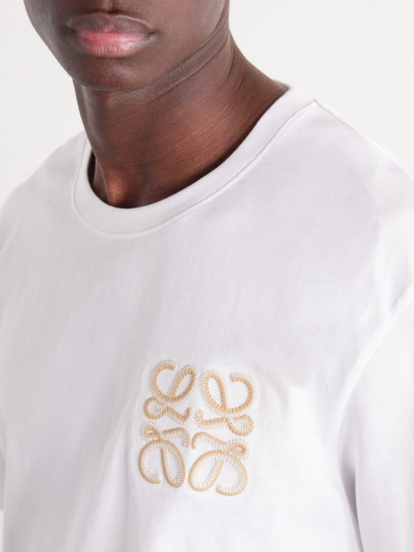 + Paula's Ibiza Logo-Embroidered Cotton T-Shirt - CU + Paula's Ibiza Logo-Embroidered Cotton T-Shirt - CU