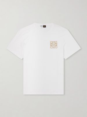+ Paula's Ibiza Logo-Embroidered Cotton T-Shirt + Paula's Ibiza Logo-Embroidered Cotton T-Shirt