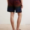 + Paula's Ibiza Straight-Leg Striped Cotton-Blend Shorts - BK + Paula's Ibiza Straight-Leg Striped Cotton-Blend Shorts - BK