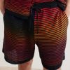 + Paula's Ibiza Straight-Leg Striped Cotton-Blend Shorts - CU + Paula's Ibiza Straight-Leg Striped Cotton-Blend Shorts - CU