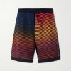 + Paula's Ibiza Straight-Leg Striped Cotton-Blend Shorts + Paula's Ibiza Straight-Leg Striped Cotton-Blend Shorts