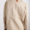 + Paula's Ibiza Leather-Trimmed Cotton-Twill Blouson Jacket - BK