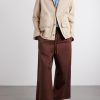 + Paula's Ibiza Leather-Trimmed Cotton-Twill Blouson Jacket - OU