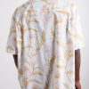 + Paula's Ibiza Anagram-Embroidered Camp-Collar Printed Cotton Shirt - BK