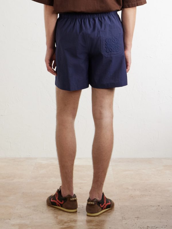 + Paula's Ibiza Straight-Leg Cotton-Blend Shorts - BK + Paula's Ibiza Straight-Leg Cotton-Blend Shorts - BK