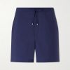 + Paula's Ibiza Straight-Leg Cotton-Blend Shorts + Paula's Ibiza Straight-Leg Cotton-Blend Shorts
