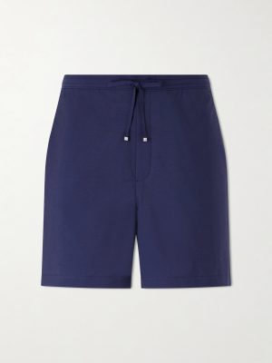 + Paula's Ibiza Straight-Leg Cotton-Blend Shorts
