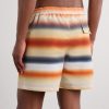 + Paula's Ibiza Straight-Leg Mid-Length Striped Swim Shorts - BK + Paula's Ibiza Straight-Leg Mid-Length Striped Swim Shorts - BK