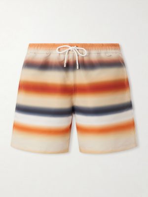 + Paula's Ibiza Straight-Leg Mid-Length Striped Swim Shorts + Paula's Ibiza Straight-Leg Mid-Length Striped Swim Shorts