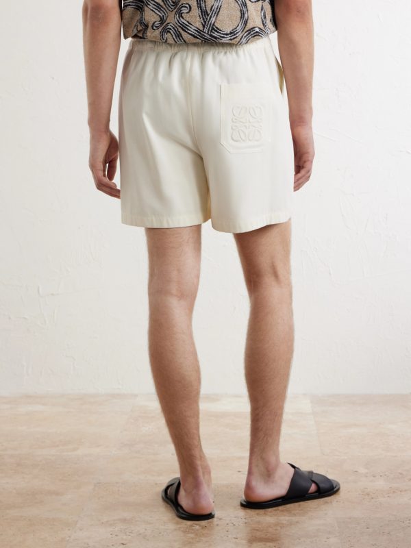 + Paula's Ibiza Straight-Leg Lyocell Shorts - BK + Paula's Ibiza Straight-Leg Lyocell Shorts - BK