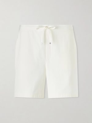 + Paula's Ibiza Straight-Leg Lyocell Shorts + Paula's Ibiza Straight-Leg Lyocell Shorts