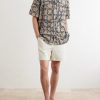 + Paula's Ibiza Straight-Leg Lyocell Shorts - OU + Paula's Ibiza Straight-Leg Lyocell Shorts - OU