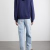 + Paula's Ibiza Anagram-Embroidered Cotton-Jersey Hoodie - BK + Paula's Ibiza Anagram-Embroidered Cotton-Jersey Hoodie - BK