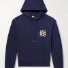 + Paula's Ibiza Anagram-Embroidered Cotton-Jersey Hoodie + Paula's Ibiza Anagram-Embroidered Cotton-Jersey Hoodie