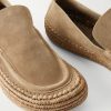 + Paula's Ibiza Rio Raffia-Trimmed Suede Loafers - CU + Paula's Ibiza Rio Raffia-Trimmed Suede Loafers - CU