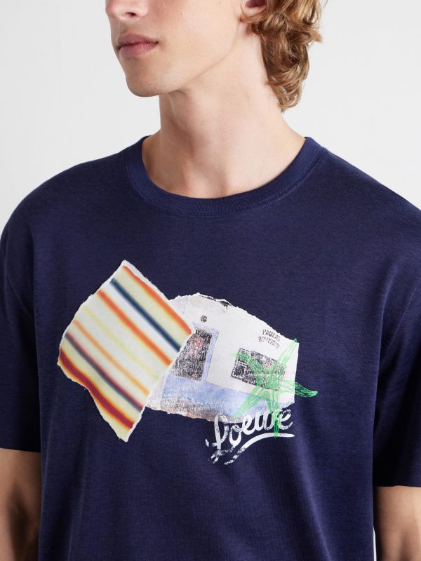 +Paula's Ibiza Patch-Appliqué Cotton-Blend Jersey T-Shirt - CU +Paula's Ibiza Patch-Appliqué Cotton-Blend Jersey T-Shirt - CU