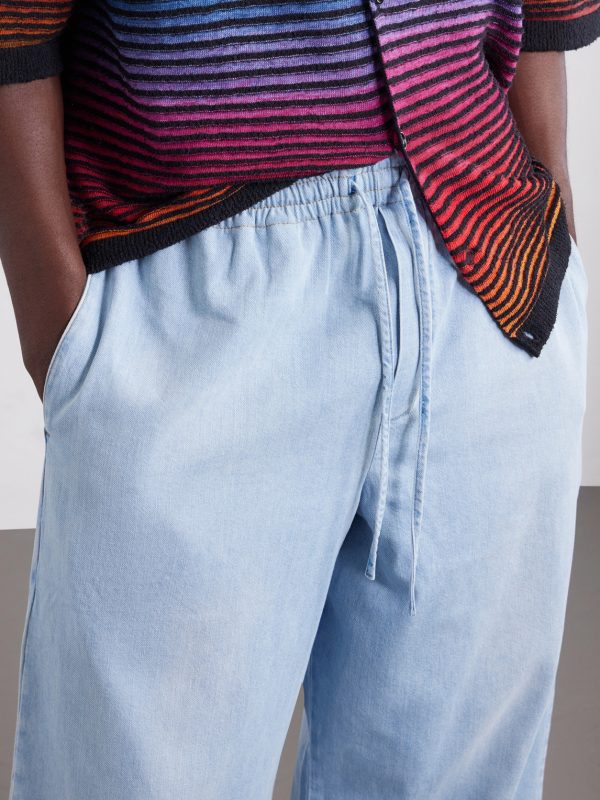 + Paula's Ibiza Wide-Leg Drawstring Jeans - E1