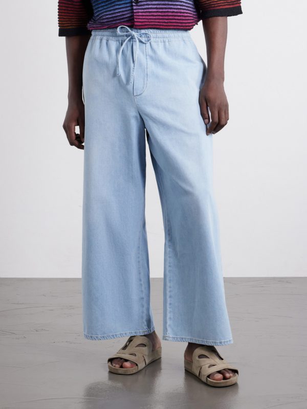 + Paula's Ibiza Wide-Leg Drawstring Jeans - FR