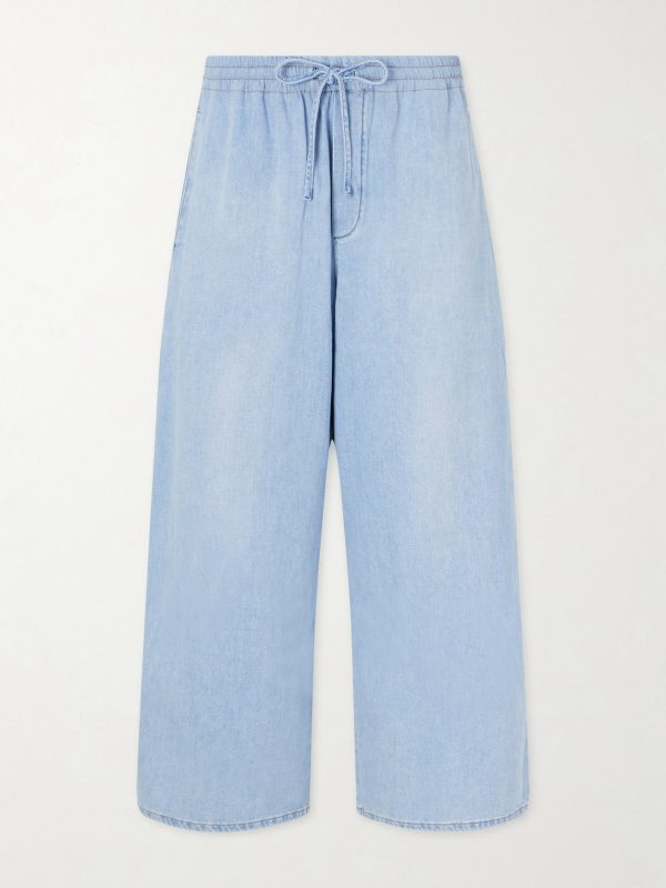 + Paula's Ibiza Wide-Leg Drawstring Jeans