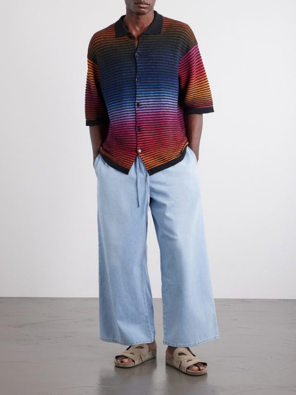 + Paula's Ibiza Wide-Leg Drawstring Jeans - OU