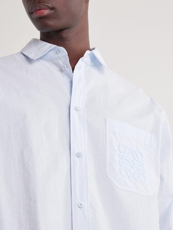 + Paula's Ibiza Logo-Embroidered Cotton-Blend Shirt - CU + Paula's Ibiza Logo-Embroidered Cotton-Blend Shirt - CU
