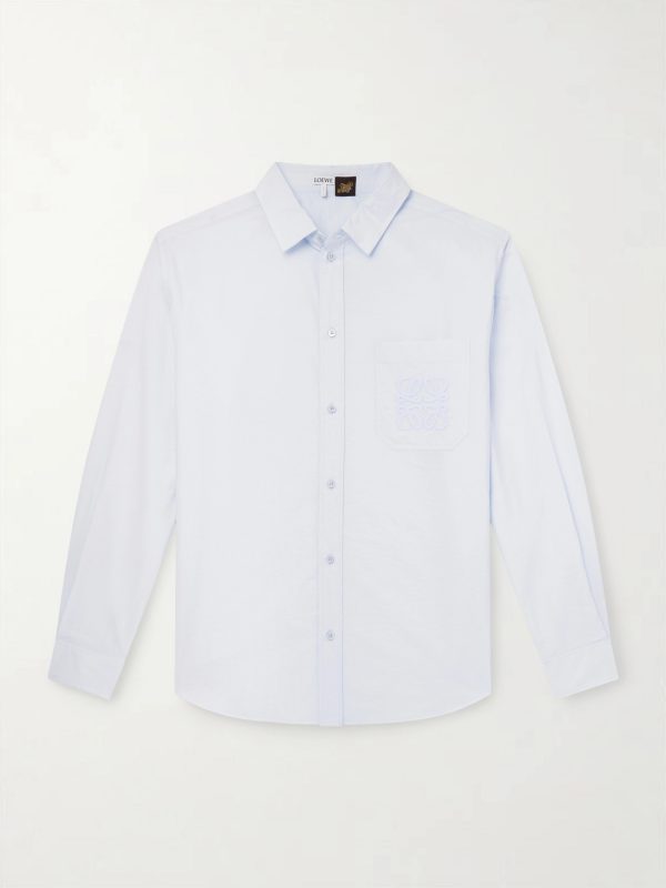 + Paula's Ibiza Logo-Embroidered Cotton-Blend Shirt + Paula's Ibiza Logo-Embroidered Cotton-Blend Shirt