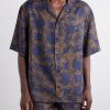 + Paula's Ibiza Convertible-Collar Printed Silk-Satin Shirt - FR + Paula's Ibiza Convertible-Collar Printed Silk-Satin Shirt - FR