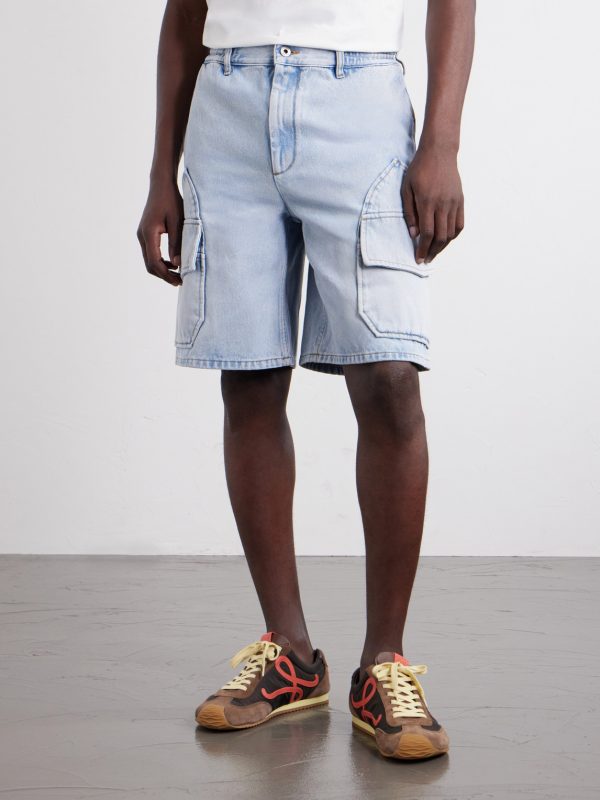 + Paula's Ibiza Straight-Leg Denim Cargo Shorts - FR + Paula's Ibiza Straight-Leg Denim Cargo Shorts - FR