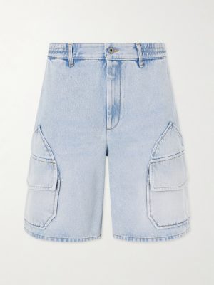 + Paula's Ibiza Straight-Leg Denim Cargo Shorts