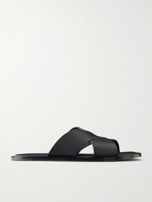 + Paula's Ibiza Flex Criss-Cross Leather Sandals + Paula's Ibiza Flex Criss-Cross Leather Sandals