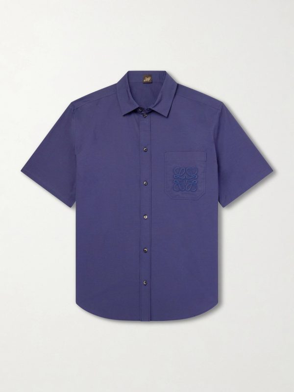 + Paula's Ibiza Logo-Embroidered Cotton-Blend Shirt
