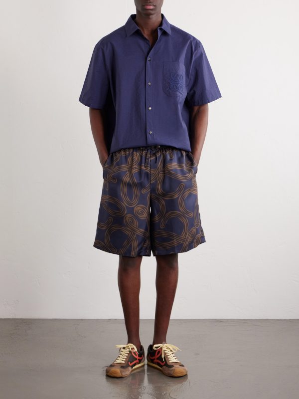 + Paula's Ibiza Logo-Embroidered Cotton-Blend Shirt - OU