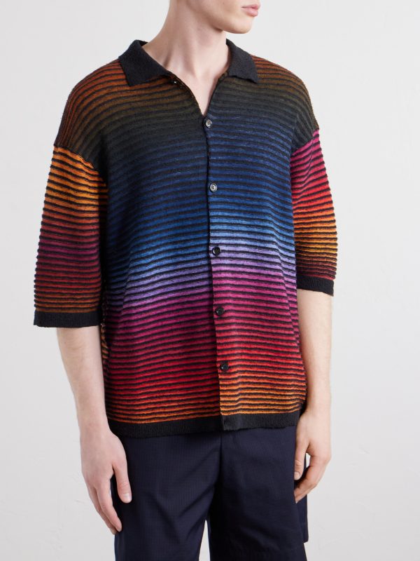 + Paula's Ibiza Knitted Cotton-Blend Shirt - FR