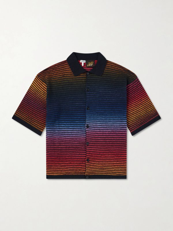 + Paula's Ibiza Knitted Cotton-Blend Shirt