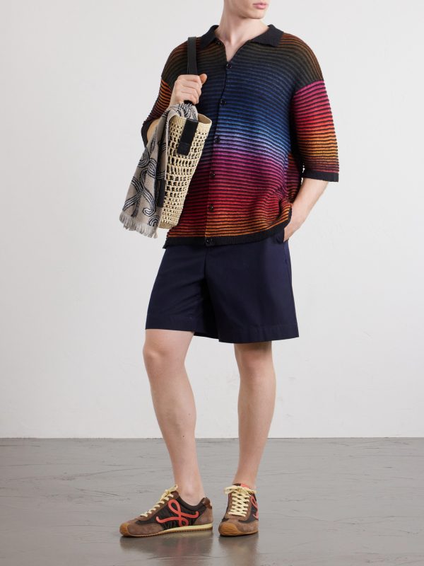 + Paula's Ibiza Knitted Cotton-Blend Shirt - OU